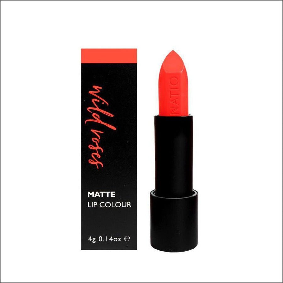 Natio Coral Rose Wild Roses Matte Lip Colour - Cosmetics Fragrance Direct-9316542146191