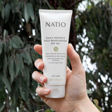 Natio Daily Defence Face Moisturiser SPF 50+ 100ml - Cosmetics Fragrance Direct-9316542134648