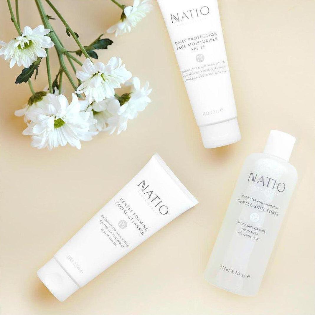 Natio Daily Protection Face Moisturiser SPF 15 100g - Cosmetics Fragrance Direct-9316542116873