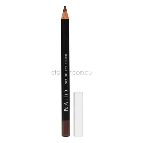Natio Define Eye Pencil Brown 1.2g - Cosmetics Fragrance Direct-9316542126032