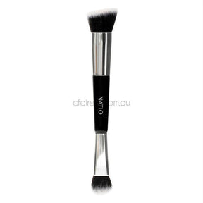 Natio Double-Ended Contour Brush - Cosmetics Fragrance Direct-9316542138653