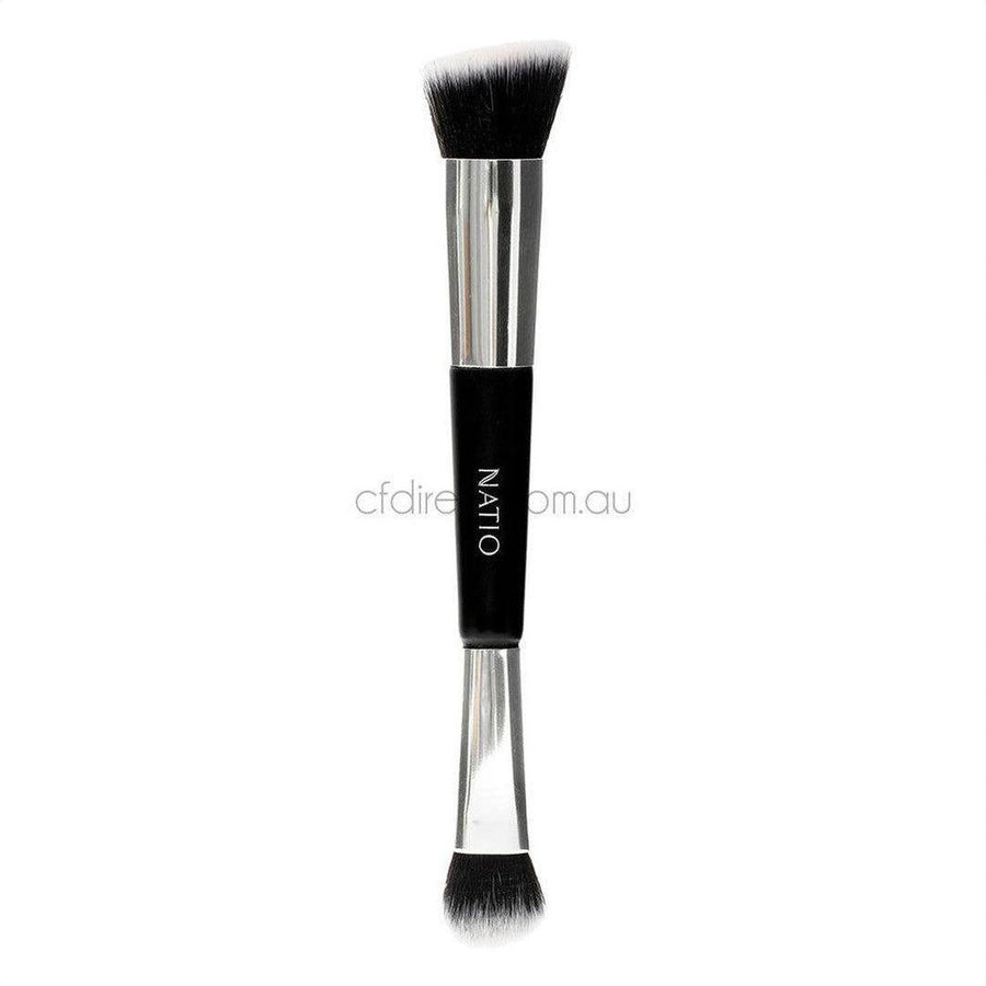 Natio Double-Ended Contour Brush - Cosmetics Fragrance Direct-9316542138653