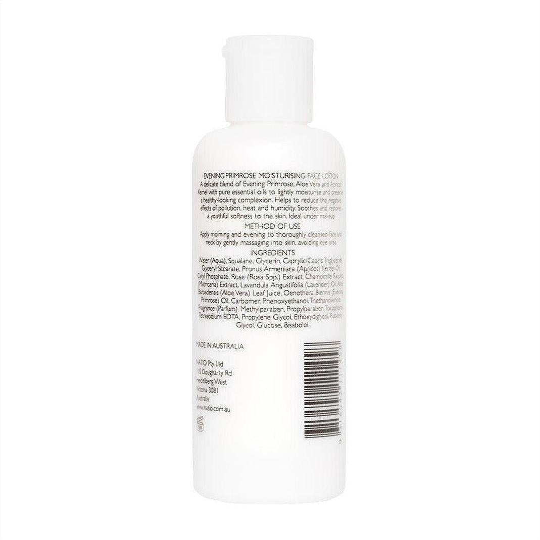 Natio Evening Primrose Moisturising Face Lotion 125ml - Cosmetics Fragrance Direct-9316542111458