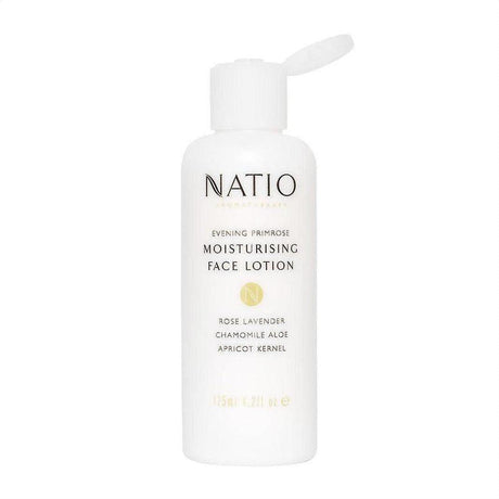 Natio Evening Primrose Moisturising Face Lotion 125ml - Cosmetics Fragrance Direct-9316542111458