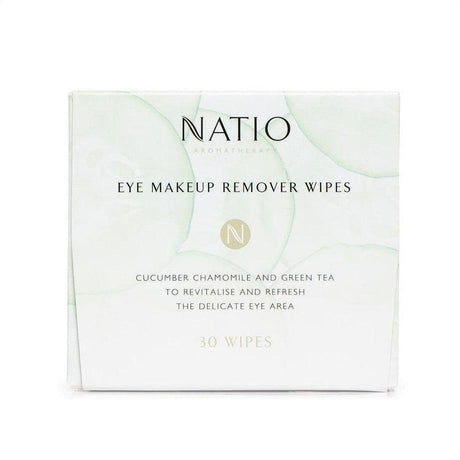 Natio Eye Makeup Remover Wipes 30 Wipes - Cosmetics Fragrance Direct-9316542123222