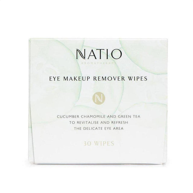 Natio Eye Makeup Remover Wipes 30 Wipes - Cosmetics Fragrance Direct-9316542123222