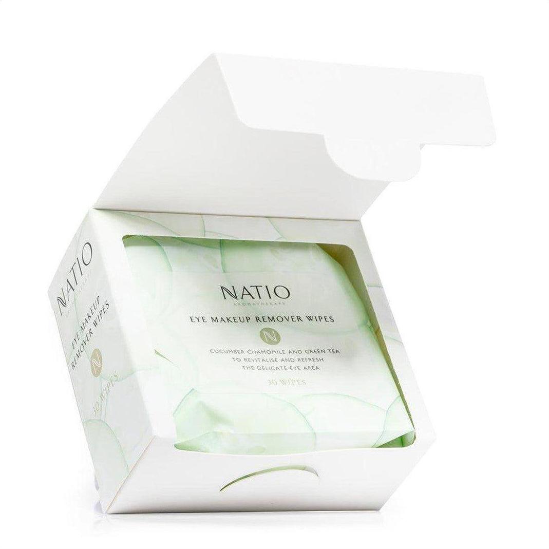 Natio Eye Makeup Remover Wipes 30 Wipes - Cosmetics Fragrance Direct-9316542123222