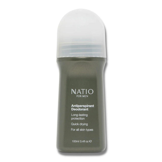 Natio for Men Antiperspirant Deodorant 100ml - Cosmetics Fragrance Direct-9316542118648