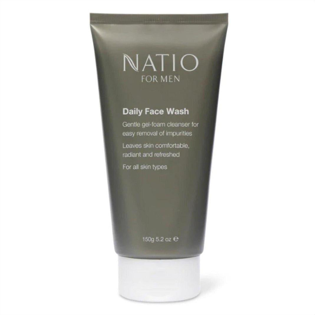 Natio For Men Daily Face Wash 150g - Cosmetics Fragrance Direct-9316542116514