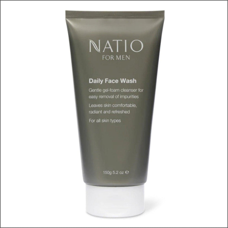 Natio For Men Daily Face Wash 150g - Cosmetics Fragrance Direct-9316542116514