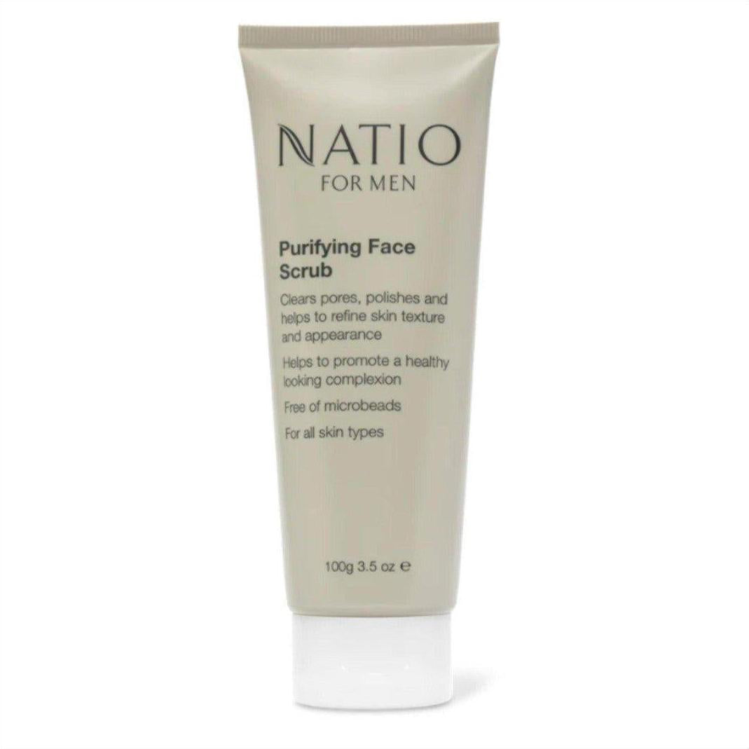 Natio For Men Purifying Face Scrub 100g