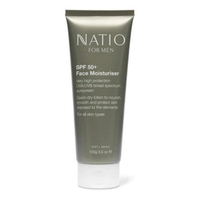 Natio For Men SPF 50+ Face Moisturiser 100g - Cosmetics Fragrance Direct-9316542143541