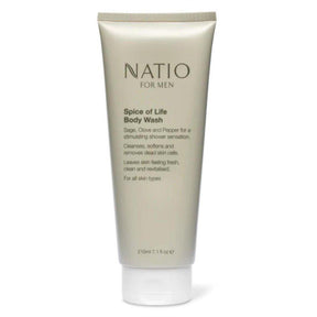 Natio For Men Spice Of Life Body Wash 210ml - Cosmetics Fragrance Direct-9316542128159