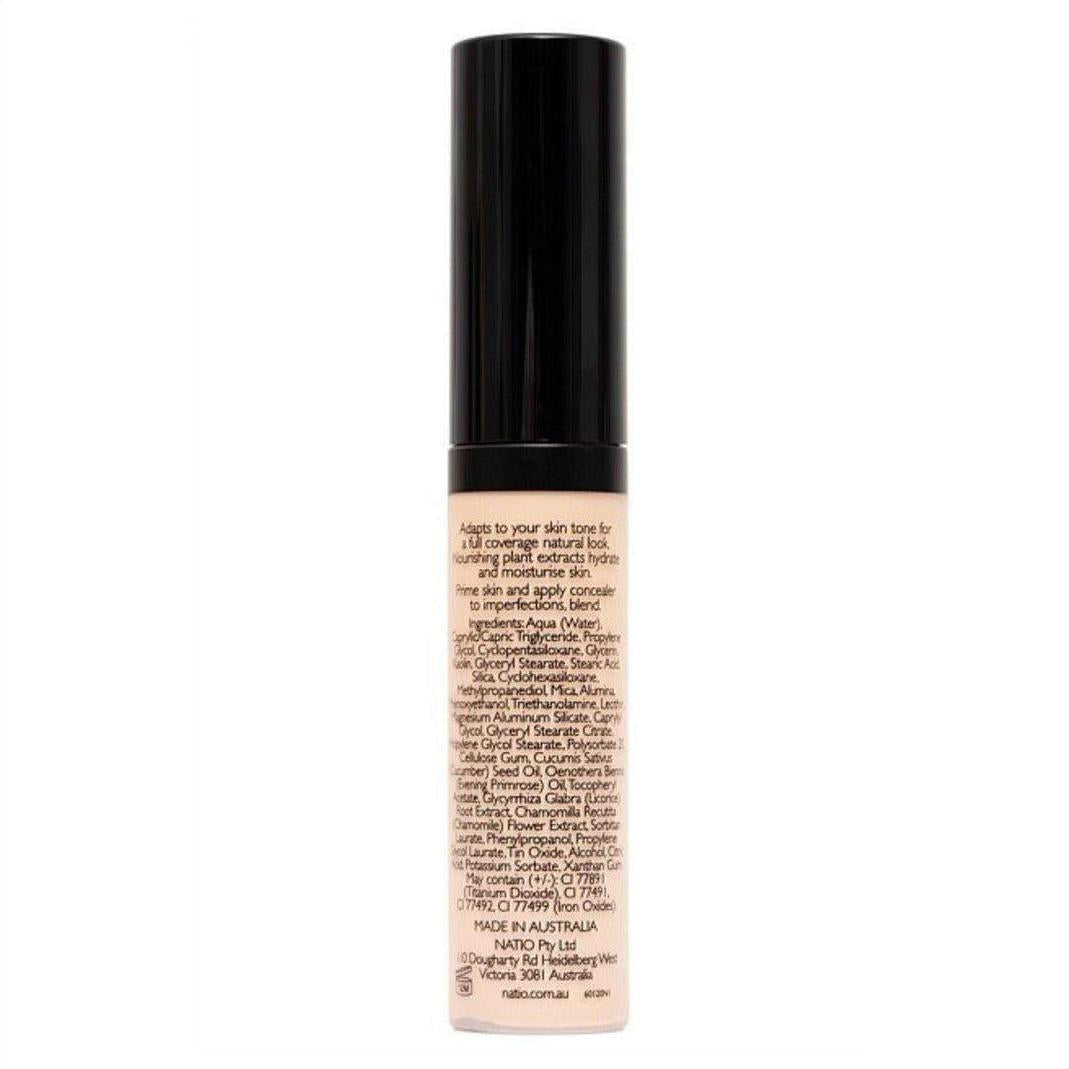 Natio Full Coverage Concealer Medium 12ml - Cosmetics Fragrance Direct-9316542146696