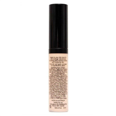 Natio Full Coverage Concealer Medium 12ml - Cosmetics Fragrance Direct-9316542146696
