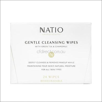Natio Gentle Cleansing Wipes 24 Wipes - Cosmetics Fragrance Direct-9316542116637