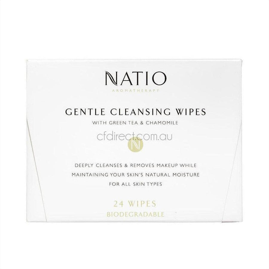 Natio Gentle Cleansing Wipes 24 Wipes - Cosmetics Fragrance Direct-9316542116637