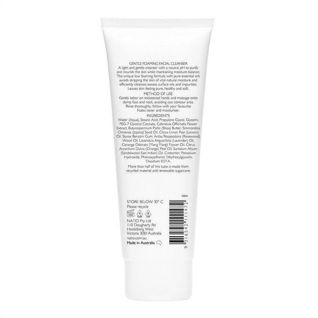 Natio Gentle Foaming Facial Cleanser 100g - Cosmetics Fragrance Direct-9316542111472
