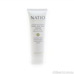 Natio Hand and Nail Cream - Lavender and Rosemary 75ml - Cosmetics Fragrance Direct-96817460