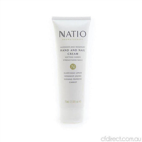Natio Hand and Nail Cream - Lavender and Rosemary 75ml - Cosmetics Fragrance Direct-96817460