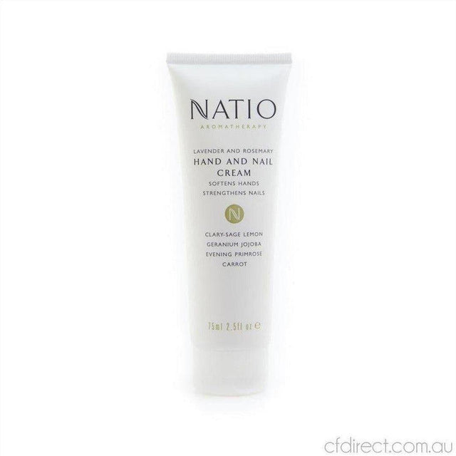 Natio Hand and Nail Cream - Lavender and Rosemary 75ml - Cosmetics Fragrance Direct-96817460