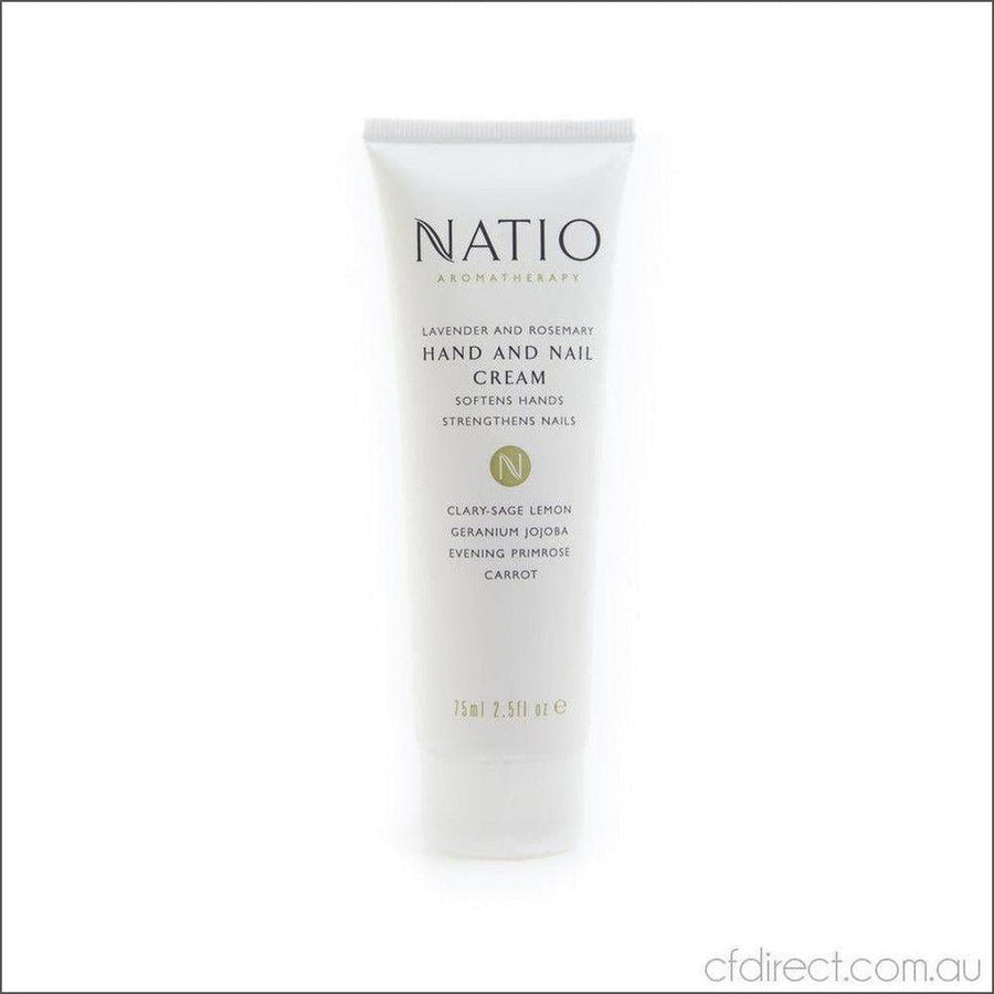 Natio Hand and Nail Cream - Lavender and Rosemary 75ml - Cosmetics Fragrance Direct-96817460