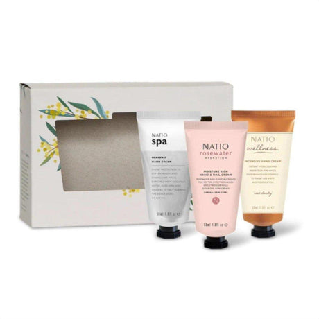 Natio Hydrating Hand Cream Trio - Cosmetics Fragrance Direct-