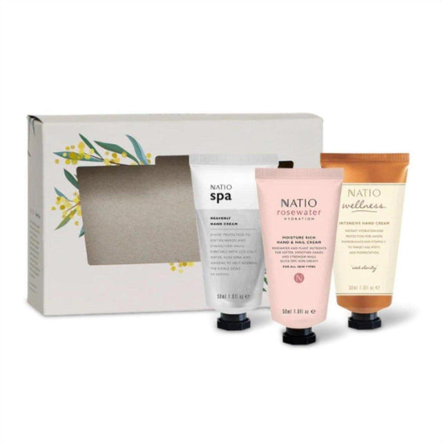 Natio Hydrating Hand Cream Trio - Cosmetics Fragrance Direct-