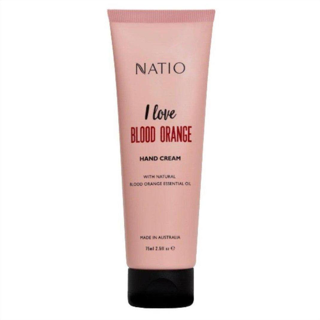 Natio I Love Blood Orange Hand Cream 75ml - Cosmetics Fragrance Direct-9316542149376