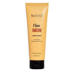 Natio I Love Tangerine Hand Cream 75ml - Cosmetics Fragrance Direct-9316542149369