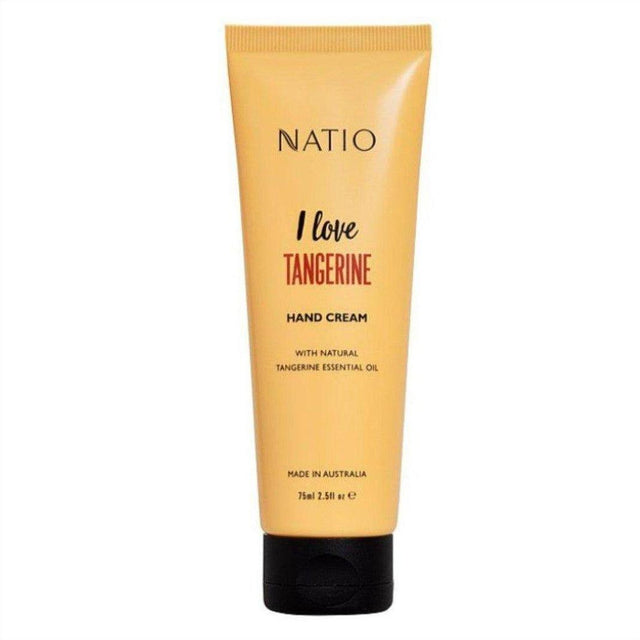 Natio I Love Tangerine Hand Cream 75ml - Cosmetics Fragrance Direct-9316542149369