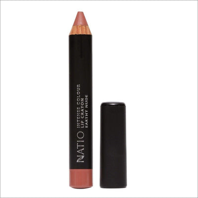 Natio Intense Colour Lip Crayon Earthy Nude 2.68g - Cosmetics Fragrance Direct-9316542140922