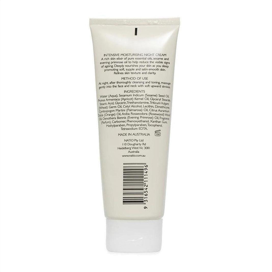 Natio Intensive Moisturising Night Cream 100g - Cosmetics Fragrance Direct-9316542111496