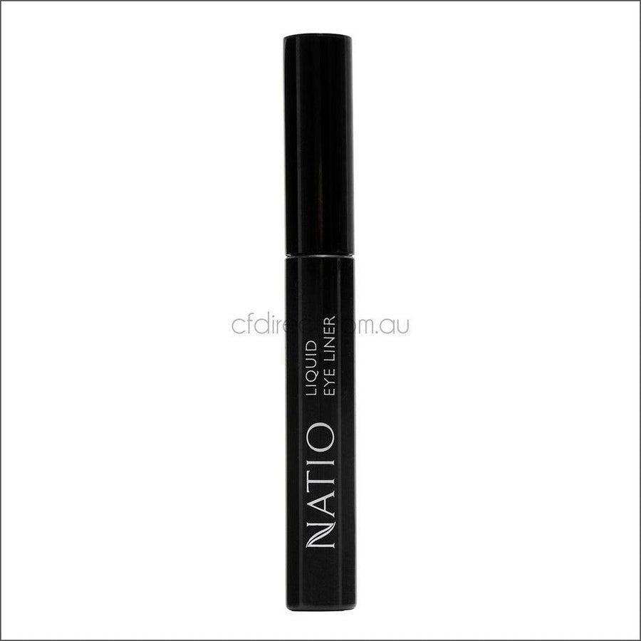 Natio Liquid Eye Liner Black 6ml - Cosmetics Fragrance Direct-9316542110437