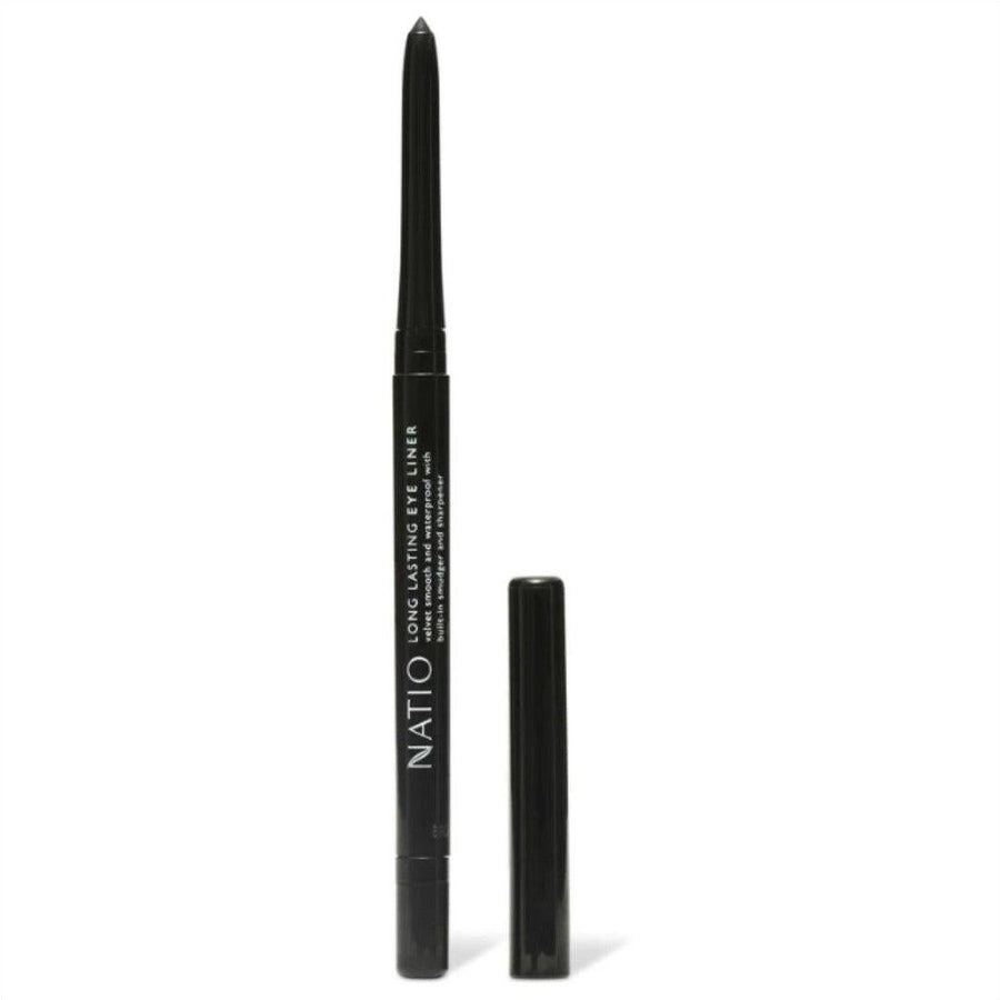 Natio Long Lasting Eye Liner Black 0.3g - Cosmetics Fragrance Direct-9316542126001