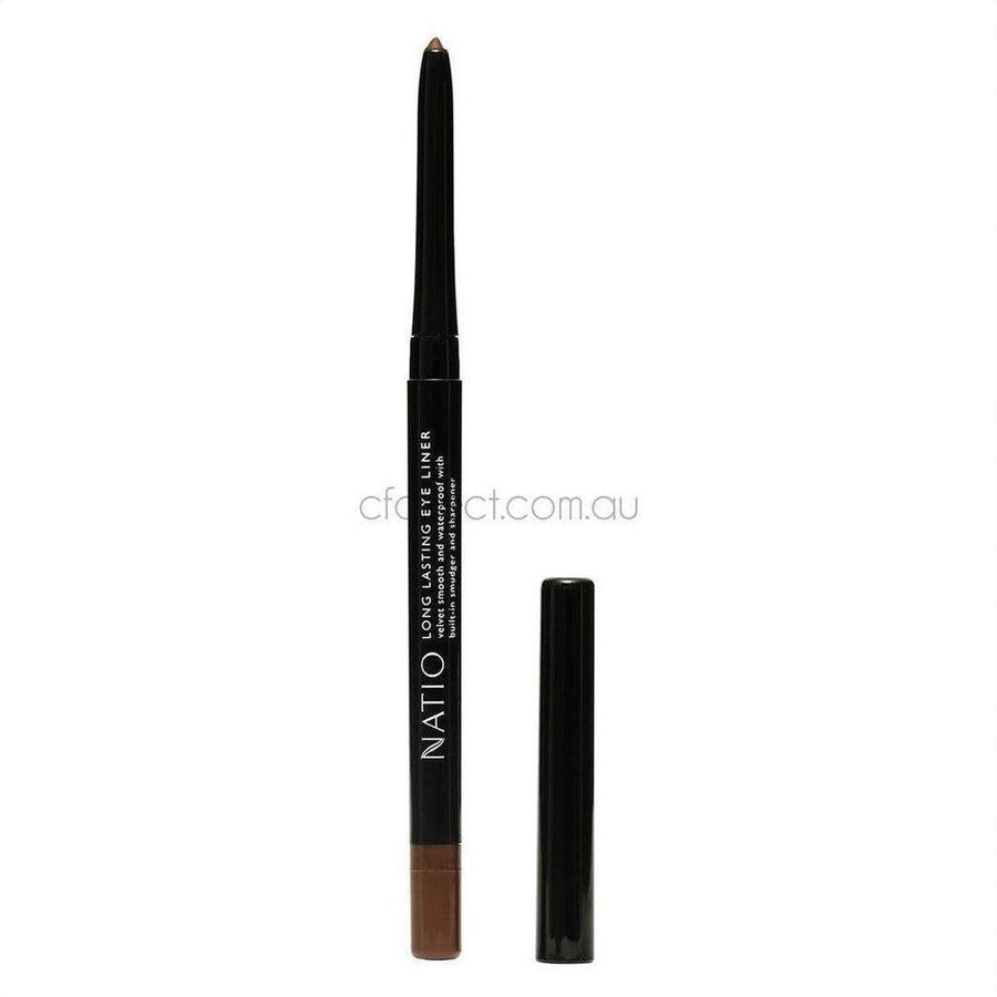 Natio Long Lasting Eye Liner Brown 0.3g - Cosmetics Fragrance Direct-9316542126018