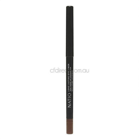Natio Long Lasting Eye Liner Brown 0.3g - Cosmetics Fragrance Direct-9316542126018