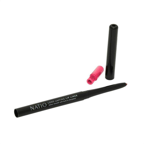 Natio Long Lasting Lip Liner Rose 0.3g - Cosmetics Fragrance Direct-9316542144791