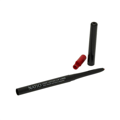 Natio Long Lasting Lip Liner Scarlett 0.3g - Cosmetics Fragrance Direct-9316542125998