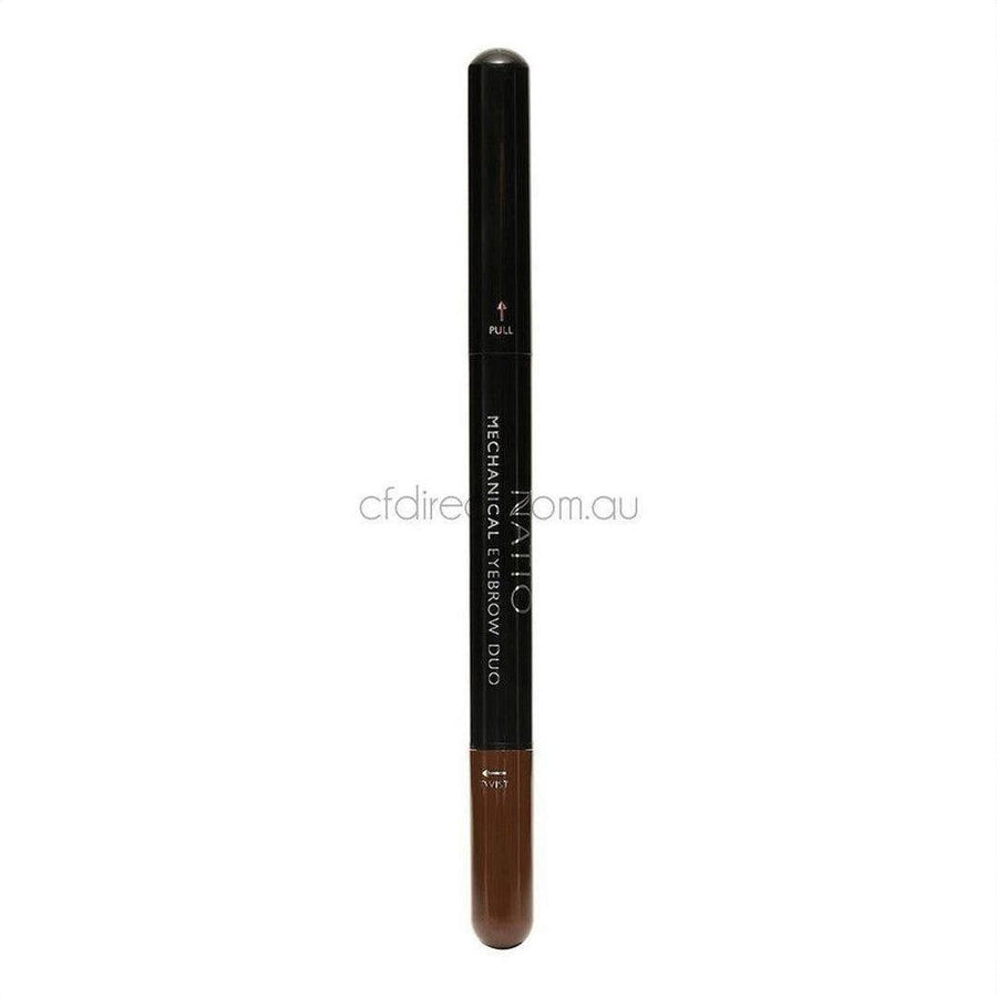 Natio Mechanical Eyebrow Duo - Dark Brown 0.7g - Cosmetics Fragrance Direct-9316542140861