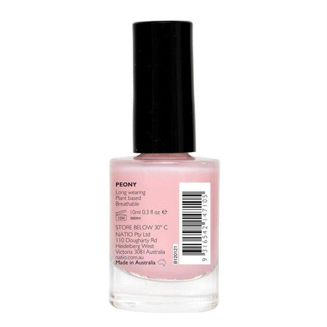 Natio Nail Colour Peony 10ml - Cosmetics Fragrance Direct-9316542147105