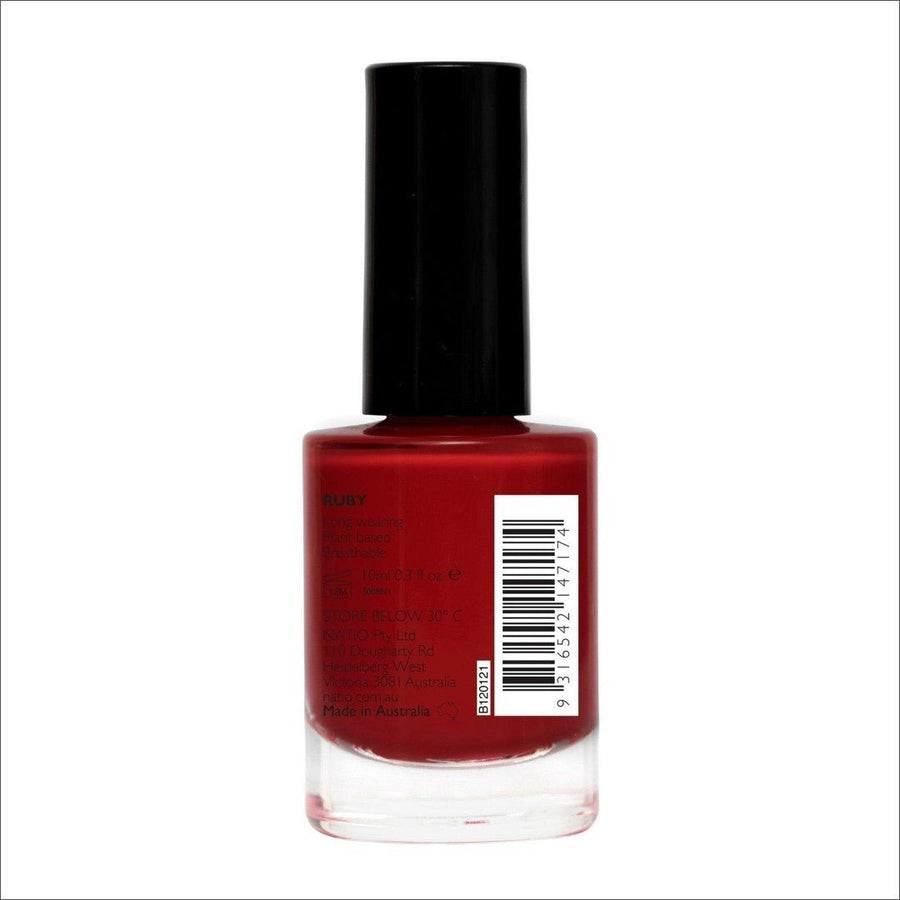 Natio Nail Colour Ruby 10ml - Cosmetics Fragrance Direct-9316542147174