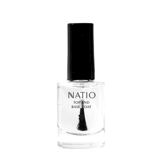 Natio Nail Colour Top and Base Coat 10ml - Cosmetics Fragrance Direct-9316542147082
