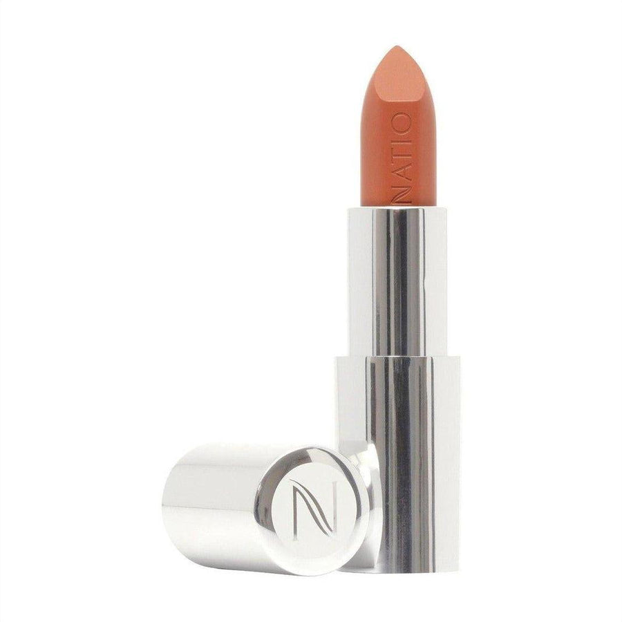 Natio Naturally Nude Lip Colour Peachy 4g - Cosmetics Fragrance Direct-9316542140984