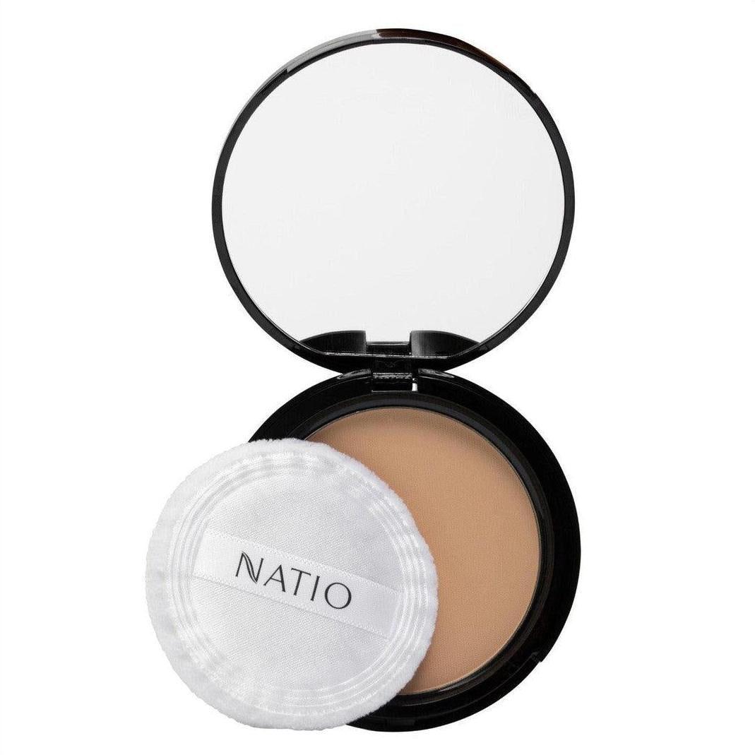 Natio Pressed Powder Pecan 15g - Cosmetics Fragrance Direct-9316542110109