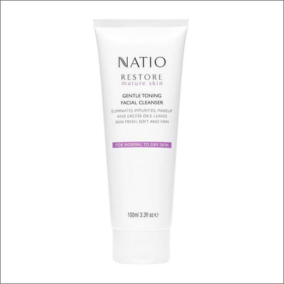 Natio Restore Gentle Toning Facial Cleanser 100ml - Cosmetics Fragrance Direct-9316542145149