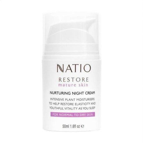 Natio Restore Nurturing Night Cream 50ml - Cosmetics Fragrance Direct-9316542133245