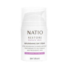 Natio Restore Replenishing Day Cream 50ml - Cosmetics Fragrance Direct-9316542133238