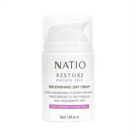 Natio Restore Replenishing Day Cream 50ml - Cosmetics Fragrance Direct-9316542133238