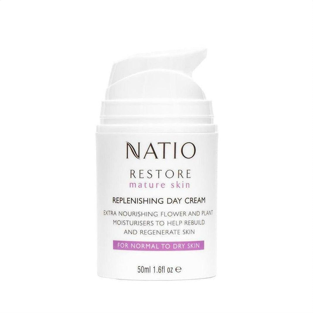 Natio Restore Replenishing Day Cream 50ml - Cosmetics Fragrance Direct-9316542133238